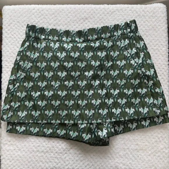 Maje parrot jacquard skort sz40